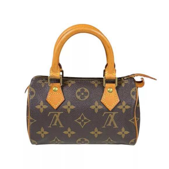LOUIS VUITTON Shoulder Bag M4154 Monogram canvas 2way Monogram Mini Speedy used - Picture 3 of 11